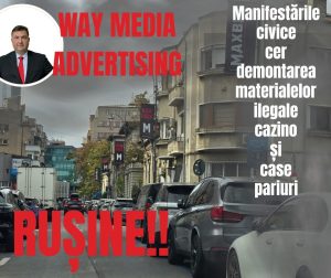Way Advertise Production SRL și controversele publicității neautorizate: cum banii din cazinouri umbresc străzile Capitalei